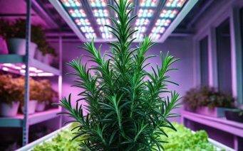 best LED grow lights for hydroponic rosemary growth indoors